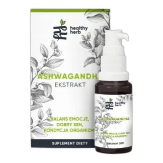 Adaptogen — ekstrakt Ashwagandha krople 30ml — Healthy Herb — zdjęcie 1