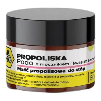 CBD Effect Propoliska - maść propolisowa do stóp z CBD (50 ml) — zdjęcie 1