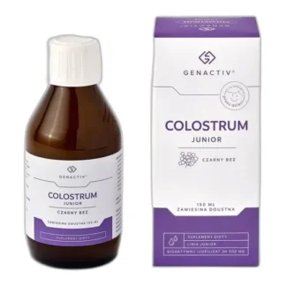 Colostrum Junior Czarny Bez 150ml Genactiv — zdjęcie 1