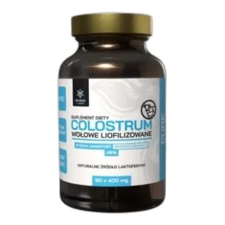 Colostrum Liofilizowane Polskie x 400 mg ODPORNOŚĆ KOLOSTRUM JELITA 60 — zdjęcie 1
