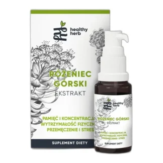 Healthy Herb — Ekstrakt Różeniec Górski 30ml pamięć koncentracja — zdjęcie 1
