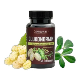 Glukonormin Kozieradka Morwa Biała Ekstrakt kaps. Skoczylas 60 — zdjęcie 1
