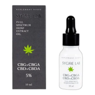 Olejek CBG-CBGA 5% CBD-CBDA 5% Full Spectrum — zdjęcie 1