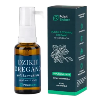 Olejek Dzikie Oregano 90% Karwakrolu NATURALNY badania 30ml — zdjęcie 1