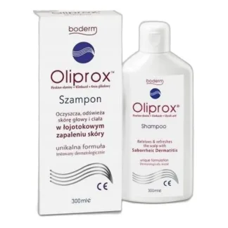 OLIPROX Szampon Przeciwłupieżowy ŁZS 300ml Boderm — zdjęcie 1