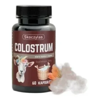 Skoczylas kolostrum COLOSTRUM KOZIE siara kozia z pigwą ODPORNOŚĆ 60kaps — zdjęcie 1