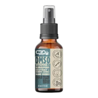 Spray DMSO 30ml Z EKSTRAKTEM Z KONOPI KURKUMY WIT C — zdjęcie 1