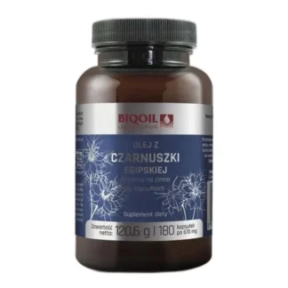 Bio-Oil - olej z czarnuszki egipskiej (180 kapsułek wegańskich) — zdjęcie 1