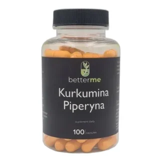 Suplement diety BetterMe Kurkumina 95% z piperyną 100 kapsułek wegańskich — zdjęcie 1