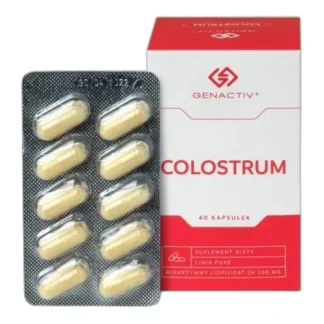 Suplement diety Genactiv colostrum kapsułki 60 szt. — zdjęcie 1