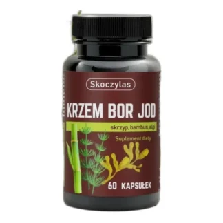 Suplement diety Skoczylas Krzem Bor Jod 60 kapsułek — zdjęcie 1