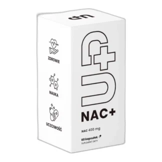 Suplement żywieniowy UP Health Pharma NAC+ 400 mg 60 kapsułek bezalkoholowy — zdjęcie 1