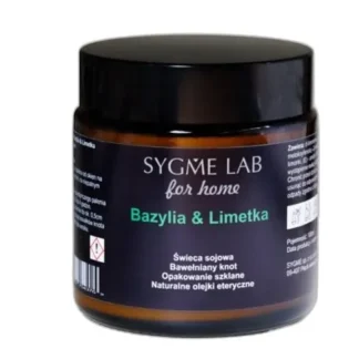 Świeca sojowa SYGME LAB for Home Bazylia & Limetka — zdjęcie 1
