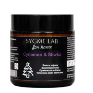Świeca sojowa SYGME LAB for Home Śliwka i Cynamon — zdjęcie 1